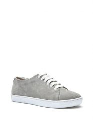 Comfortfusse Skórzane sneakersy w kolorze szarym rozmiar: 40. Szare trampki Comfortfüße, bez wzorów, ze skóry, bez zapięcia. Za 286.16 zł.