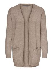 ONLY Kardigan "Lesly" w kolorze szarobrązowym rozmiar: M. Brązowe kardigany Only, m, bez wzorów. Za 109.95 zł.