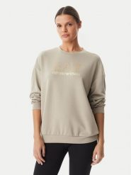 EA7 Emporio Armani Bluza 7W001488 AF24375 U6225 Beżowy Regular Fit. Brązowe bluzy EA7 Emporio Armani, l, bez wzorów, z syntetyku, bez kaptura. Za 629.99 zł.