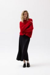 SATYNOWA SPÓDNICA JULITA CZARNA M - Flawless. Czarne spódnice Flawless, na co dzień, na zimę, m, bez wzorów, z gumy, eleganckie, maxi, dopasowane. Za 429.00 zł.