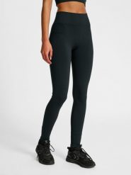 Damskie legginsy Hummel HIIT. Czarne legginsy Hummel, na jesień, s, bez wzorów, z materiału, na fitness i siłownię. Za 246.00 zł.