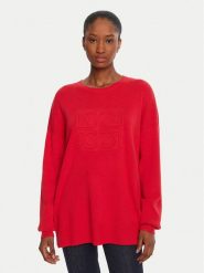 LOLA CASADEMUNT Sweter LF2511004 Czerwony Loose Fit. Czerwone swetry LOLA CASADEMUNT, s, bez wzorów, z syntetyku, bez ramiączek. Za 469.99 zł.
