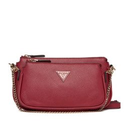 Torebka Guess. Czerwone listonoszki Guess, z aplikacjami, bez dodatków. Za 549.99 zł.