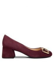 HÖGL Półbuty 0-184322-81000 Czarny. Czarne czółenka Högl, bez wzorów, ze skóry, bez obcasa, na obcasie, bez zapięcia. Za 849.99 zł.