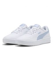 Puma Sneakersy "Court Lally" w kolorze biało-błękitnym rozmiar: 42,5. Białe trampki Puma, bez wzorów, bez zapięcia. Za 94.95 zł.