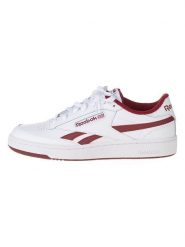 Reebok Skórzane sneakersy "Club C Revenge" w kolorze biało-czerwonym rozmiar: 44,5. Białe trampki Reebok, bez wzorów, bez zapięcia. Za 184.95 zł.