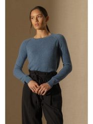 Perfect Cashmere Kaszmirowy sweter "Wilma" w kolorze niebieskim rozmiar: S. Niebieskie swetry Perfect Cashmere, s, bez wzorów, z kaszmiru, bez ramiączek. Za 369.82 zł.