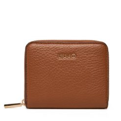 Duży Portfel Damski Liu Jo. Brązowe portfele Liu Jo, bez wzorów. Za 269.99 zł.