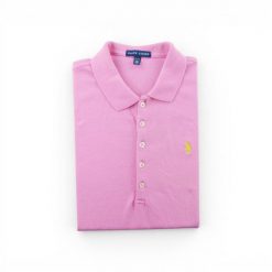 Second life - Polo Ralph Lauren damskie z krótkim rękawem różowe - Stan dobry. Czerwone koszulki polo RALPH LAUREN, na lato, l, bez wzorów, bez kołnierzyka, bez ramiączek. Za 106.46 zł.