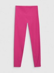 4F Legginsy sportowe w kolorze różowym rozmiar: L. Różowe legginsy 4f, l, bez wzorów, z materiału, outdoorowe. Za 104.95 zł.