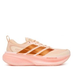 Buty do biegania adidas. Pomarańczowe obuwie sportowe Adidas, bez zapięcia, do biegania. Za 569.99 zł.