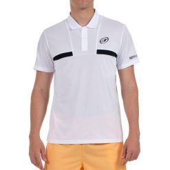 Polo Bullpadel Calzadil białe L. Białe koszulki polo bullpadel, l, bez wzorów, bez kołnierzyka, bez ramiączek. Za 156.70 zł.
