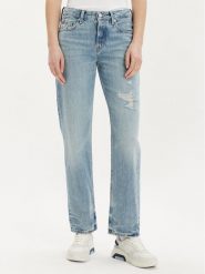 Tommy Hilfiger Jeansy Classic WW0WW41307 Niebieski Straight Fit. Niebieskie jeansy TOMMY HILFIGER, bez wzorów. Za 359.99 zł.