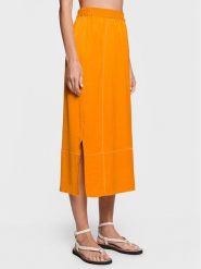 American Vintage Spódnica midi Widland WID13CE23 Pomarańczowy Regular Fit. Brązowe spódnice American Vintage, l, bez wzorów, z syntetyku, vintage, midi. Za 359.99 zł.