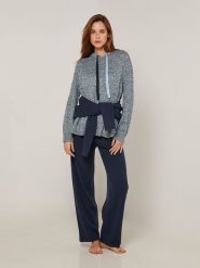 Rodier Bluza w kolorze granatowym rozmiar: L. Niebieskie bluzy Rodier, l, bez wzorów, z wełny, bez kaptura. Za 282.99 zł.