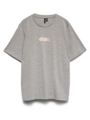 Vero Moda Koszulka w kolorze szarym rozmiar: XS. Szare bluzki Vero Moda, xs, bez wzorów, z bawełny, bez kołnierzyka, bez ramiączek. Za 53.17 zł.