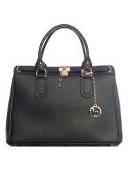 Lia Biassoni Skórzana torebka "Nure" w kolorze czarnym - 36 x 28 x 18 cm rozmiar: onesize. Czarne torby na ramię Lia Biassoni, bez wzorów, z materiału, przez ramię, bez dodatków. Za 379.44 zł.