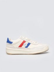 Sneakersy damskie ze skórzanymi wstawkami beżowe TT274161 801. Brązowe obuwie sportowe Big Star, z gumy, bez zapięcia, trekkingowe. Za 179.99 zł.