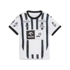 Młodzieżowa koszulka domowa THW Kiel 25/26 PUMA. Biała bluzki Puma, m, bez wzorów, młodzieżowe, bez kołnierzyka, bez ramiączek. Za 239.00 zł.