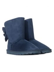 ISLAND BOOT Botki zimowe "Bowie" w kolorze niebieskim rozmiar: 40. Niebieskie botki Island Boot, na zimę, bez wzorów, bez obcasa, bez zapięcia. Za 155.15 zł.