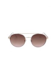 Guess Damskie okulary przeciwsłoneczne w kolorze złoto-jasnobrązowym rozmiar: 53. Brązowe okulary przeciwsłoneczne Guess, z aplikacjami, z tworzywa sztucznego. Za 249.17 zł.