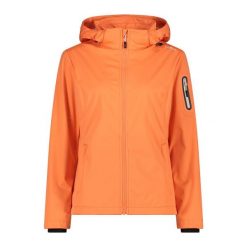 Damska kurtka turystyczna z kapturem CMP. Brązowe kurtki sportowe CMP, xl, bez wzorów, z softshellu, z kapturem, trekkingowe. Za 375.50 zł.