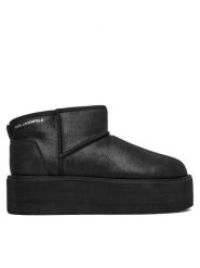 KARL LAGERFELD Śniegowce Thermo KL48523 Czarny. Czarne trapery i śniegowce KARL LAGERFELD, ze skóry. Za 949.99 zł.