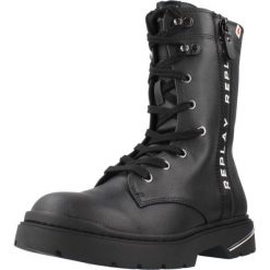 Buty REPLAY JL170034S Czarny. Czarne trekkingi Replay, z syntetyku, trekkingowe. Za 315.99 zł.