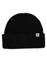 MOSS COPENHAGEN Czapka beanie "Galine" w kolorze czarnym rozmiar: onesize. Czarne czapki Moss Copenhagen, bez wzorów, prążkowane. Za 86.99 zł.
