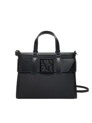 Armani Exchange Torebka XW000920 AF13673 UC001 Czarny. Czarne torebki klasyczne Armani Exchange, bez wzorów, z materiału, bez dodatków. Za 639.99 zł.