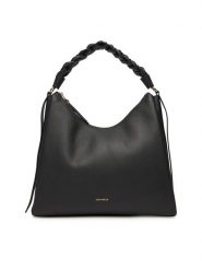 Coccinelle Torba BOHEME GRANA DOUBLE Czarny. Czarne torebki klasyczne Coccinelle, bez wzorów, ze skóry, bez dodatków. Za 1,849.00 zł.