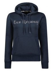 Geographical Norway Bluza "Gadislava" w kolorze granatowym rozmiar: XL. Niebieskie bluzy Geographical Norway, xl, bez wzorów, z kapturem. Za 114.98 zł.