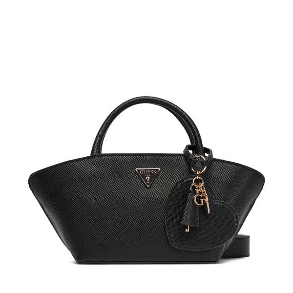 Torebka Guess. Czarne torebki klasyczne Guess, z aplikacjami, bez dodatków. Za 419.99 zł.