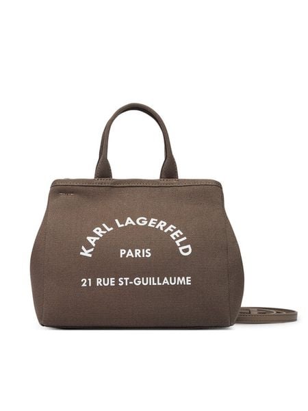 KARL LAGERFELD Torebka B2W50003 Brązowy. Brązowe torebki klasyczne KARL LAGERFELD, bez wzorów, z materiału, bez dodatków. Za 429.99 zł.