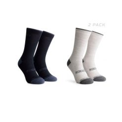 Skarpetki zimowe unisex Rogelli Merino z owczej wełny 2-pack. Niebieskie skarpety Rogelli, bez wzorów, z wełny. Za 76.00 zł.