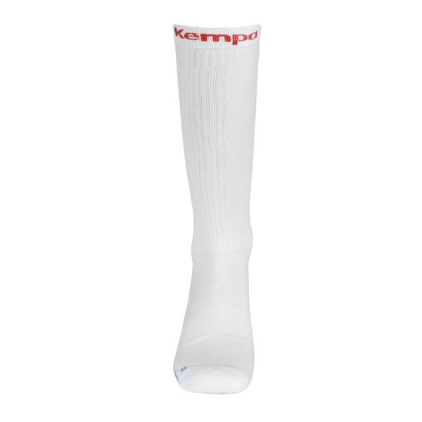 Wysokie skarpety Kempa. Białe skarpety Kempa, bez wzorów. Za 105.50 zł.