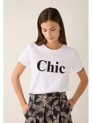 More & More Koszulka w kolorze białym rozmiar: 34. Białe bluzki More & More, bez wzorów, bez kołnierzyka, bez ramiączek. Za 127.35 zł.