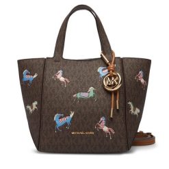Torebka MICHAEL Michael Kors. Brązowe shopper MICHAEL Michael Kors, bez wzorów, bez dodatków. Za 1,429.00 zł.