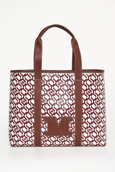 Torebka shopper Farneto MAX MARA BEACHWEAR. Shopper Max Mara Beachwear, bez wzorów, bez dodatków. Za 949.00 zł.
