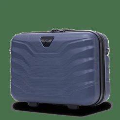 Kuferek podróżny Wings PEAFOWL kosmetyczka 14" BLUE. Niebieskie kufry i kosmetyczki Wings, bez wzorów, z gumy, bez dodatków. Za 79.90 zł.