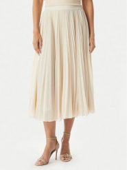 Rinascimento Spódnica plisowana CFC0128147003 Beżowy jasny Regular Fit. Brązowe spódnice Rinascimento, s, bez wzorów, z syntetyku, plisowane. Za 719.99 zł.
