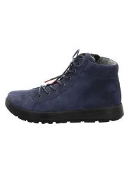Think! Skórzane botki w kolorze granatowym rozmiar: 40. Niebieskie botki Think!, bez wzorów, bez obcasa, bez zapięcia. Za 348.95 zł.