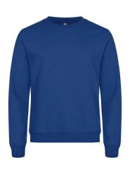 Clique Basic Roundneck uniseks bluza z trwałego materiału – blue. Niebieskie bluzy CLIQUE, l, bez wzorów, z bawełny, bez kaptura. Za 155.70 zł.