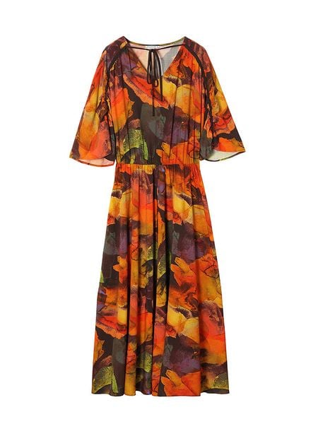 TATUUM Sukienka ze wzorem rozmiar: 44. Sukienki Tatuum, bez wzorów, z wiskozy, bez kołnierzyka, bez ramiączek, midi. Za 187.52 zł.