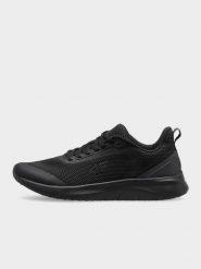 4F Buty sportowe CIRCLE damskie 37. Czarne obuwie sportowe 4f, z gumy, bez zapięcia, na fitness i siłownię. W wyprzedaży za 139.99 zł.