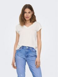 ONLY T-Shirt Free 15287041 Biały Regular Fit. Białe t-shirty Only, l, bez wzorów, z syntetyku, bez kołnierzyka, bez ramiączek. Za 69.99 zł.