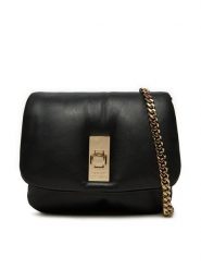 Tommy Hilfiger Torebka AW0AW16880 Czarny. Czarne torebki klasyczne TOMMY HILFIGER, bez wzorów, ze skóry, bez dodatków. Za 479.99 zł.