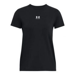 Koszulka damska Under Armour Off Campus Core. Białe bluzki Under Armour, bez wzorów, z bawełny, sportowe, bez kołnierzyka, bez ramiączek. Za 229.00 zł.
