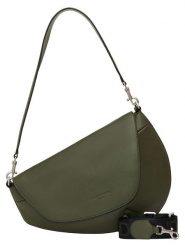 Liebeskind Berlin Skórzana torebka "Oval" w kolorze khaki - 33 x 21 x 5 cm rozmiar: onesize. Brązowe torby na ramię Liebeskind Berlin, bez wzorów, z materiału, na ramię, bez dodatków. Za 384.95 zł.