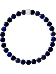 Pearline Bransoletka "Paix Interieure" z tygrysim okiem rozmiar: 22 cm. Niebieskie bransoletki Pearline, srebrne. Za 113.99 zł.